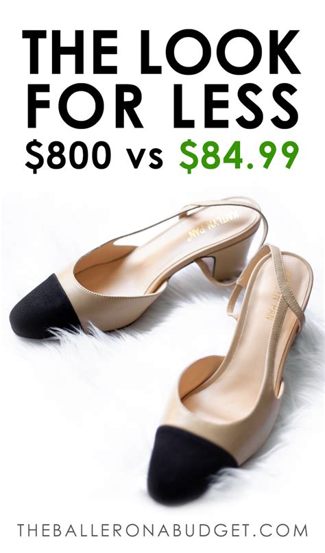 The Look For Less: Chanel Colorblock Heel – 0 vs. .99